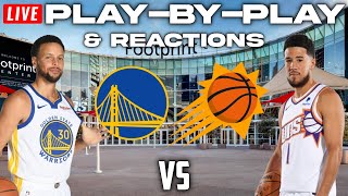 Golden State Warriors vs Phoenix Suns  Live PlayByPlay amp Reactions [upl. by Alicul294]