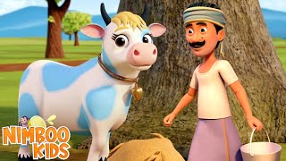 Gaiya Meri Gaiya गैया मेरी गैया Nursery Rhymes in Hindi Kids Songs [upl. by Greta]