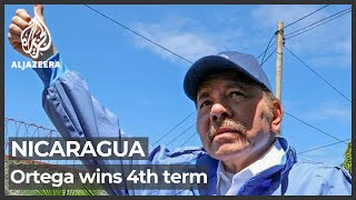 Nicaragua election Ortega wins fourth term after opponents jailed [upl. by Eirol]