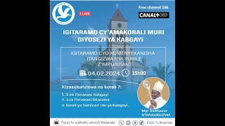 IGITARAMO CYAMAKORALI MU GUTEGURA YUBILE YIMYAKA 125 IVANJIRI IGEZE MU RWANDA DIYOSEZI KABGAYI [upl. by Austen277]