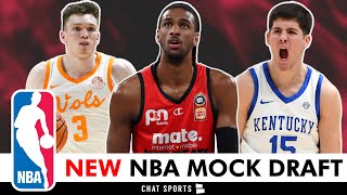 UPDATED 2024 NBA Mock Draft  NBA Draft Rumors [upl. by Egduj]