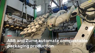 ABB and Zume automate compostable packaging production [upl. by Enela]