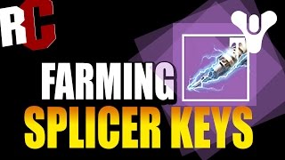 Destiny SPLICER KEY FARMING  Fast and easy way to get splicer keys in 3 locations [upl. by Christy511]