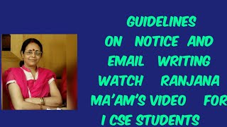 How To Write A Notice And Email In Icse Format [upl. by Lunn]