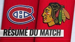 Canadiens vs Blackhawks 201819 Match 30 [upl. by Siravart]