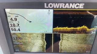 Lowrance Hook Reveal 7x Tripleshot at work [upl. by Nyrhtakyram]