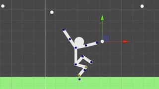 Inverse kinematics for 2D procedural animations  stickman usage [upl. by Un]