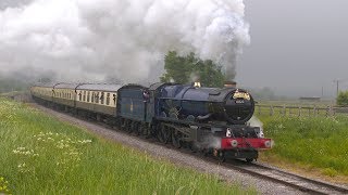 Cotswold Festival of Steam 2018  Gloucestershire amp Warwickshire Railway  a 4K video [upl. by Nolyarb273]