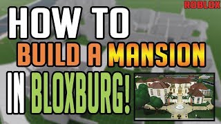 HOW TO BUILD A 400K MANSION IN BLOXBURG  Speed Building My Mansion ROBLOX Part 1 [upl. by Shifra]