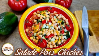 Salade de Pois Chiches Recette Facile et Rapide [upl. by Strong]