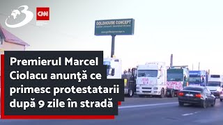 Premierul Marcel Ciolacu anunţă ce primesc protestatarii după 9 zile în stradă [upl. by Heim]