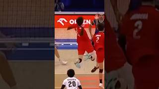 back attack ishikawa  shorts vnl volleyball [upl. by Aidnama]