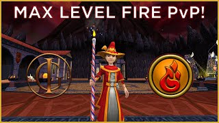 Wizard101 MAX LEVEL FIRE PvP 170  The DUALITY Of Fire [upl. by Zusman349]