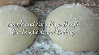 Cara Membuat Adonan Pizza mudahHow to Make Easy Pizza Dough [upl. by Aicilram]