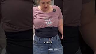 Getting rid of waist gap 👖 Perfect fit jeans  Easy alteration DIY [upl. by Buckley603]