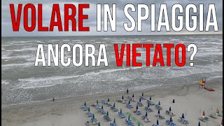 DRONI VOLARE sulle SPIAGGE è ancora VIETATO [upl. by Attiuqahs]