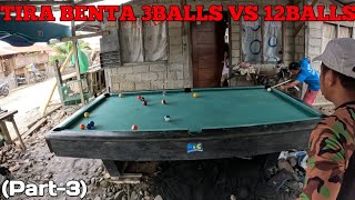 Tira Benta 3Balls VS 12Balls Race 5 Part3 [upl. by Anayrb]