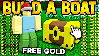 Touch this BLOCK for FREE GOLD  Build a boat for Treasure ROBLOX [upl. by Jareen859]