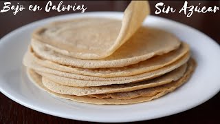 LAS MEJORES CREPAS SALUDABLES  SUAVES FINOS Y ELÁSTICOS  Receta Fácil [upl. by Cozza]