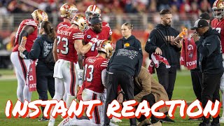 Instant Reaction to the 49ers 3319 Loss to the Ravens [upl. by Nyral760]