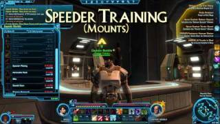 TOR Quick Tip 17  Speeder Training SWTOR [upl. by Castro755]