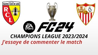 Champions League 20232024 Lens vs FC Séville [upl. by Alyak]