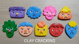 Noodle amp Pals Angry Face clay cracking 국수와 친구들 화난 얼굴 점토 부수기 [upl. by Mansoor509]