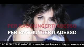 Giorgia  Gocce di memoria  Karaoke con testo [upl. by Hafeenah45]