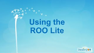 Using the ROO Lite [upl. by Eniamerej]