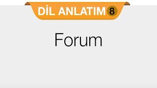 Sözlü Anlatım Türleri  Forum [upl. by Manda282]