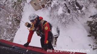 ABRUZZO VALANGA HOTEL RIGOPIANO IL SOCCORSO ALPINO IN AZIONE [upl. by Just574]