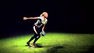 Power Drive Performance Fastpitch pitching mechanics in slow motion [upl. by Lester169]