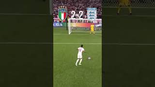 ITALY VS ENGLAND PENALTY SHOOTOUT EURO 2020 fyp football england soccer penaltyshootout goat [upl. by Ylrebmit]