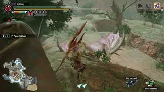 I hunt Apex Rathian Monster in Monster Hunter Rise MHR Gameplay [upl. by Kir]