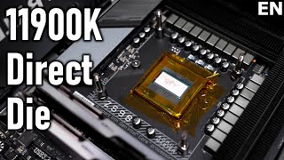 Unexpected Results 11900K Direct Die Cooling [upl. by Nidraj676]