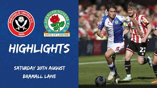 Highlights Sheffield United v Blackburn Rovers [upl. by Hgielyak]