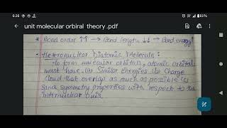 Heteronuclear diatomic molecules BCHCT131 Chemistry  BSCG IGNOU [upl. by Arlyne619]