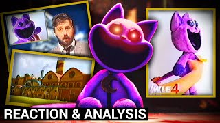 Poppy Playtime Chapter 3  Catnap Recall VHS Reaction and Analysis [upl. by Anaira]