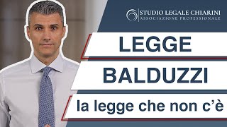 Legge Balduzzi la legge che non cè [upl. by Novets]