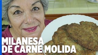 Milanesas de carne molida estilo 💜 Rosy 💜 [upl. by Way]