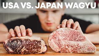 American vs Japanese Wagyu [upl. by Ydiarf]