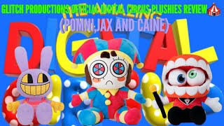 GLITCH PRODUCTIONS OFFICIAL DIGITAL CIRCUS PLUSHIES REVIEW🎪POMNIJAX AND CAINEGLITCH [upl. by Kaliski256]