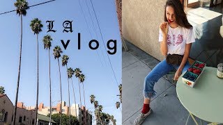 im so stoked to be in LA Model VLOG [upl. by Atnom]