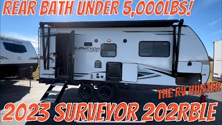 2023 Surveyor 202RBLE  Rear Bath  Under 5000lbs RV [upl. by Akimed]