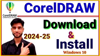 Coreldraw download 2024  How to Download and install CorelDraw in windows 10 [upl. by Yasdnil]