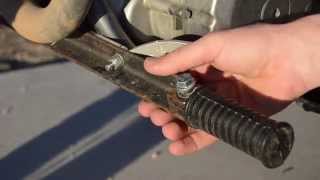 DR650se 7 Highway Pegs pt 2 Sandblast Paint and Vibration dampening [upl. by Eninej]