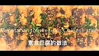 Vegetarian tofu recipes Chinese style 素食豆腐的做法 [upl. by Emanuel332]