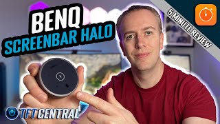 This is a Great Monitor Accessory BenQ Screenbar Halo review [upl. by Yniattirb]