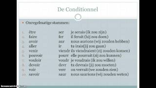 Le conditionnel uitleg [upl. by Revlys]