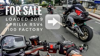 Loaded 2019 Aprilia RSV4 1100 Factory Up For Sale  TorqKey [upl. by Nallaf]